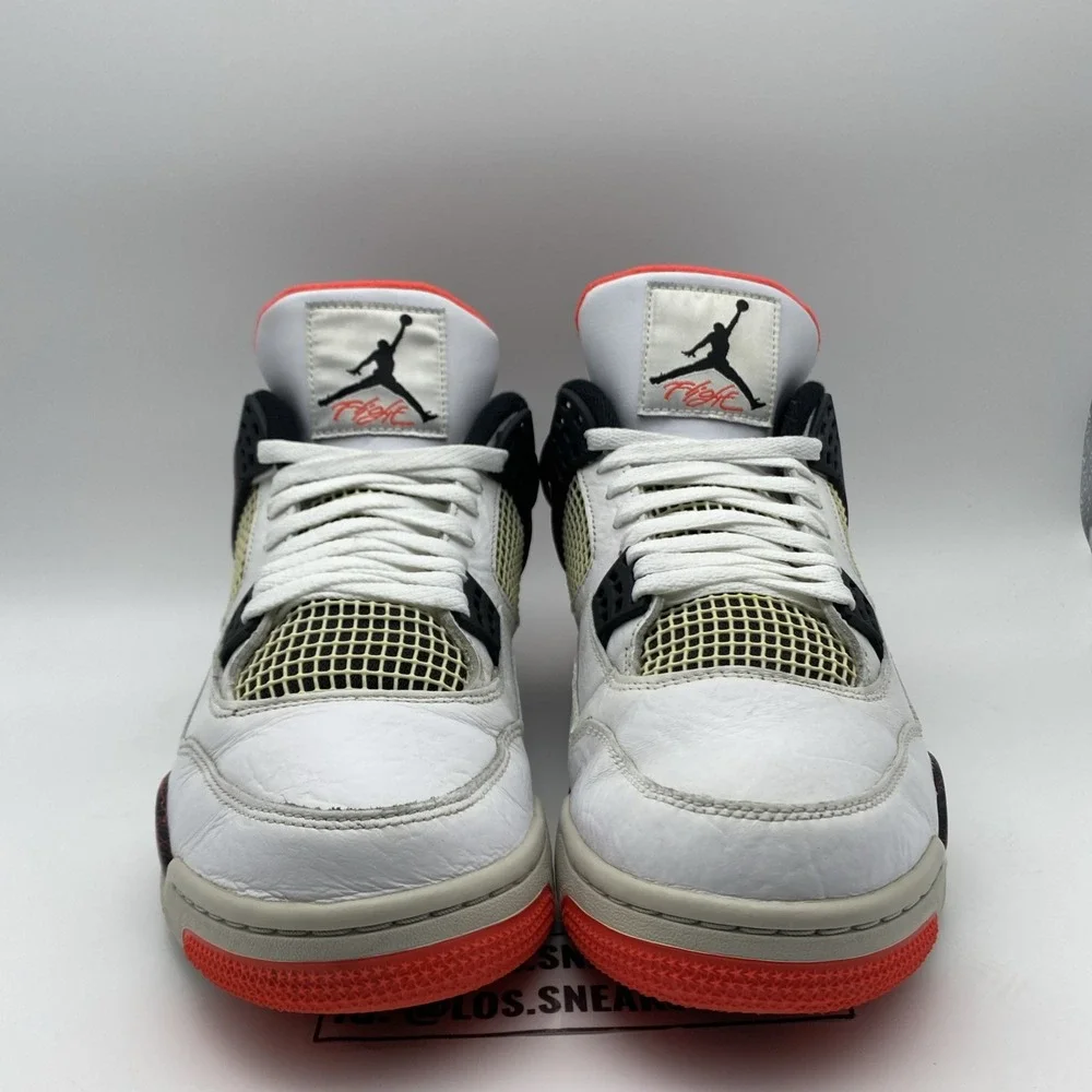 Size 11 - Jordan 4 Retro Pale Citron, Bright Crimson 2019‎ (308497-116)